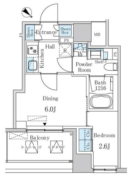 中央区佃３丁目のマンション