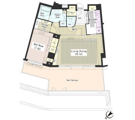新宿区南元町のマンション