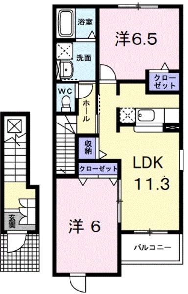 ピュール　長浜Ａ