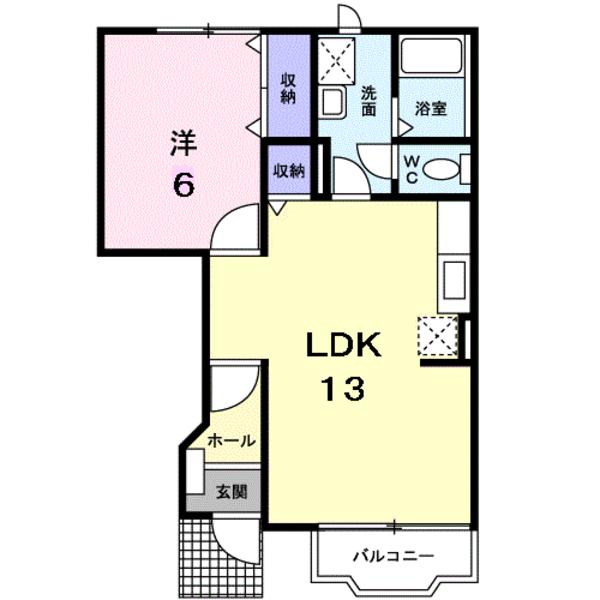 パレ・ノール1(間取り)