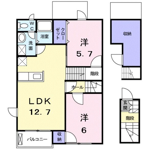 エヴァーグレイス(間取り)