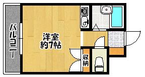 アパートメント二階