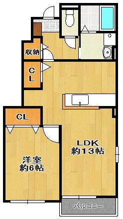 グランディオーズ八多(間取り)