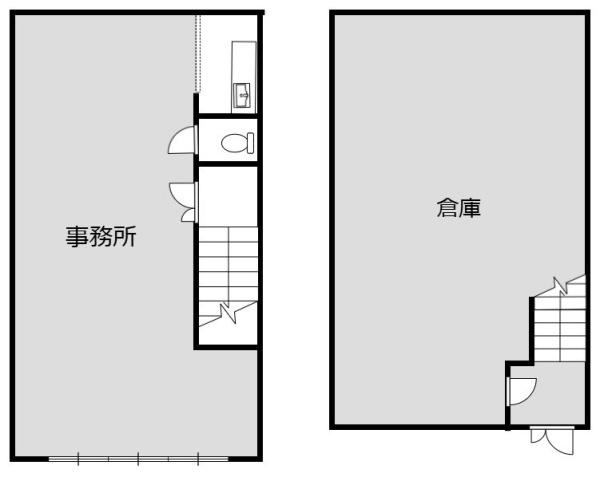 山口町名来１丁目　倉庫付事務所Ⅱ