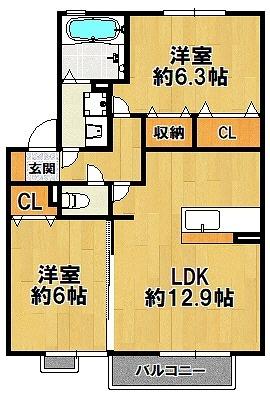 コンフォール・ヴィラ　Ｄ棟