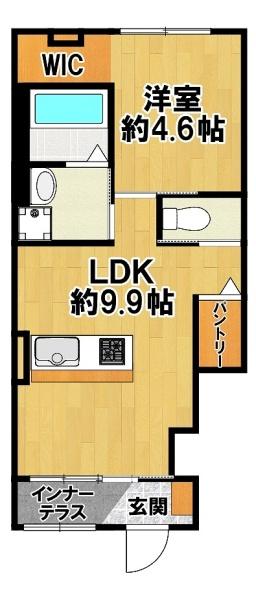 西宮市山口町下山口新築アパートＴ