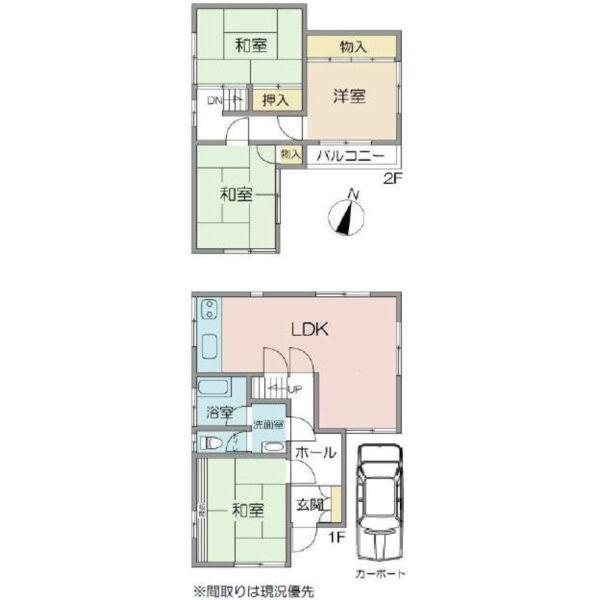 西宮市名塩赤坂車庫付き戸建