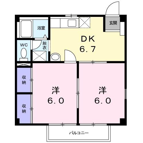 シャトレーヌ柳田Ｂ