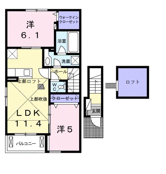 アルモニー倉敷3(間取り)