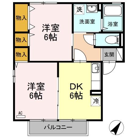 アンソレーヌ　A棟