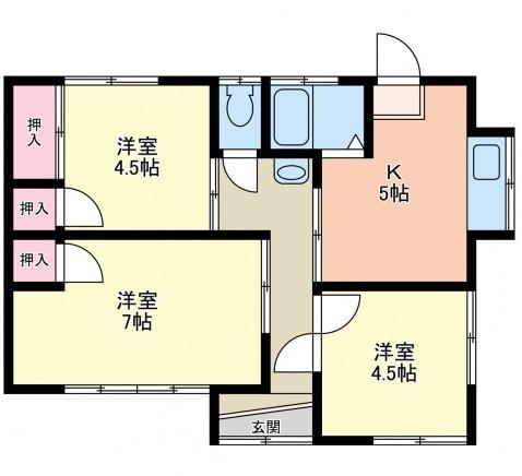 福田町福田借家