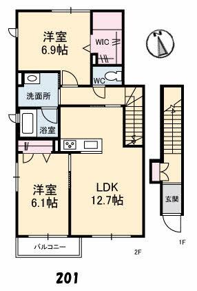 リズ老松　A棟