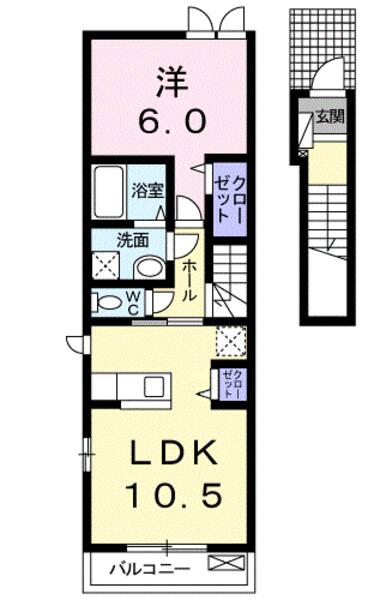 メゾン　アンソレイエＡ