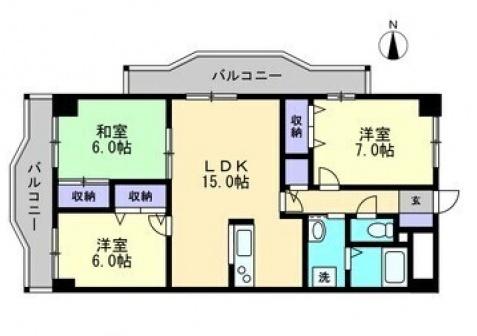 プラザ・ドゥ・オデッサ(間取り)