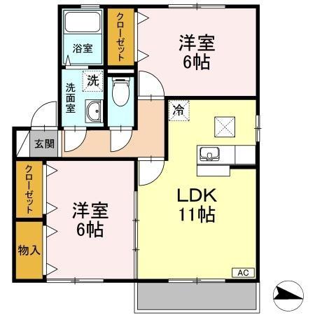 ライフモア守上　B棟