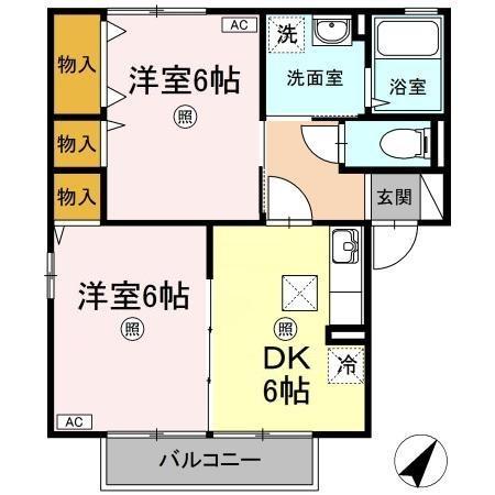 アンソレーヌ　A棟
