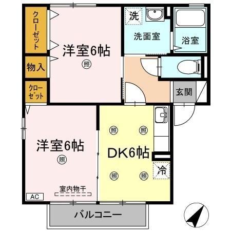 アンソレーヌ　B棟