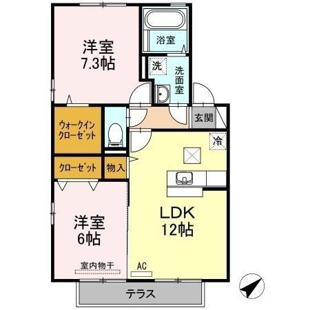 リビングタウン連島　F棟
