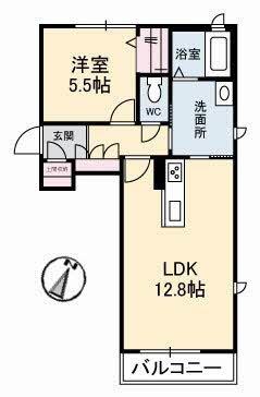 シャーメゾンタウン西阿知駅前　Ａ棟