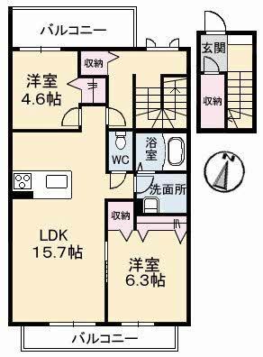 アルファ　A棟