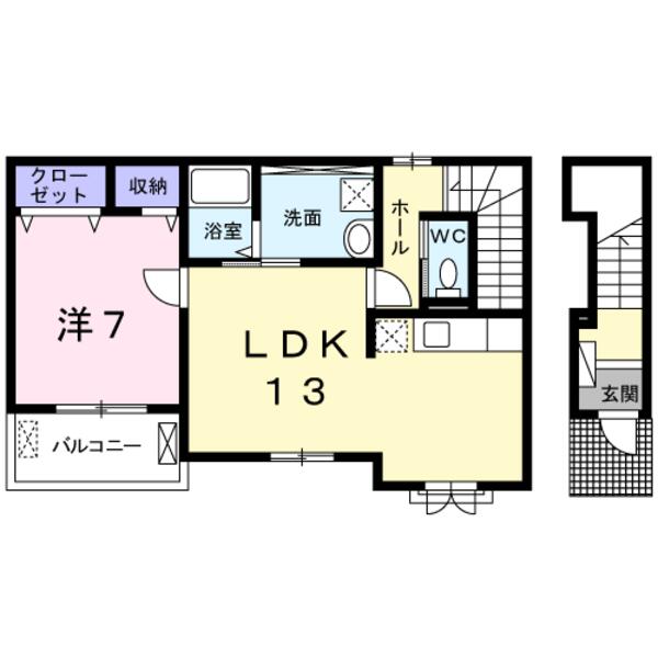 倉敷市片島町のアパート