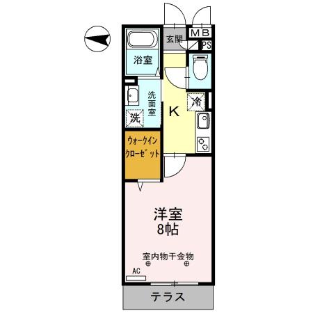 草加市新善町のアパート