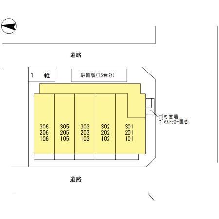 草加市新善町のアパート