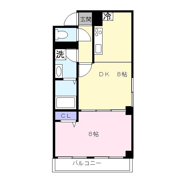 草加市栄町3丁目のマンション(間取り)