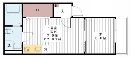 草加市氷川町のアパート