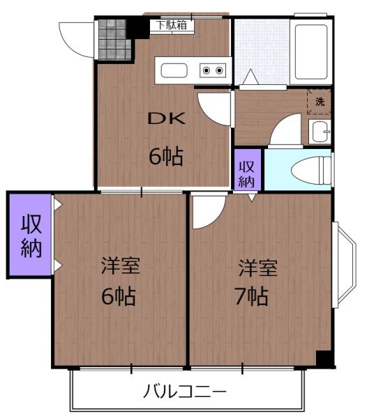 草加市神明２丁目のアパート