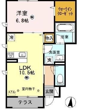 草加市手代１丁目のアパート