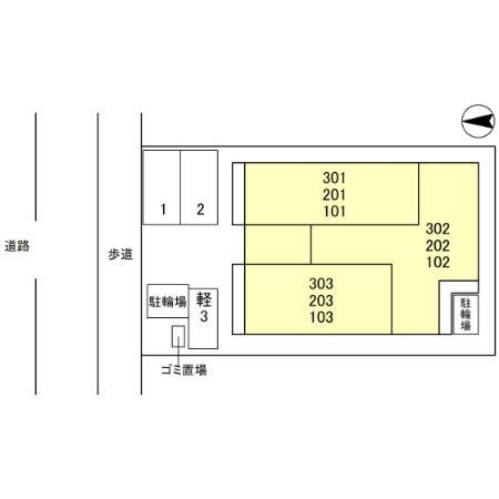 越谷市レイクタウン２丁目のアパート