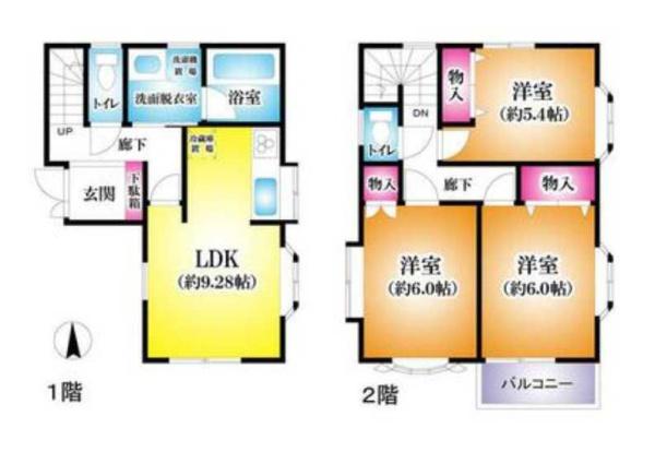 北谷2丁目貸家