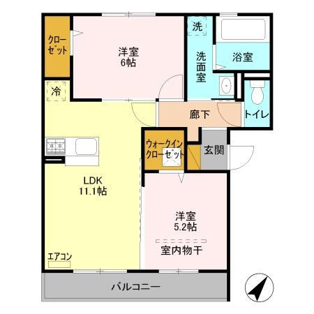 アネシス 2(間取り)