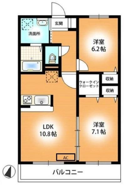 サウスヒルズAoyagi(間取り)