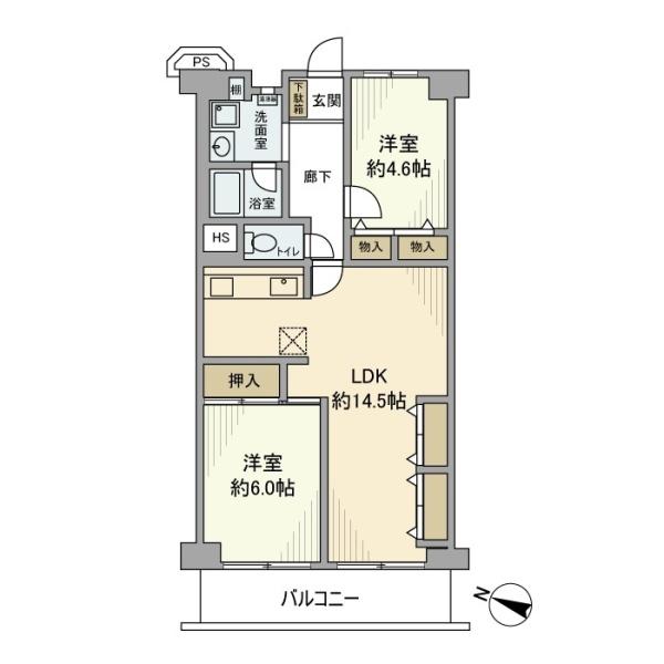 日商岩井草加マンション