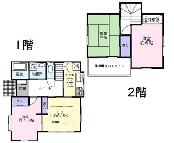 草加市弁天１丁目の貸家