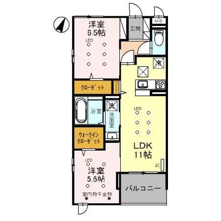 草加市手代３丁目のアパート