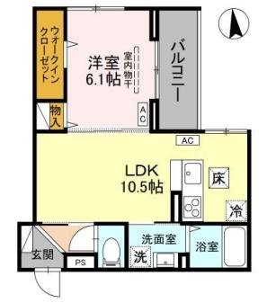 草加市氷川町のアパート