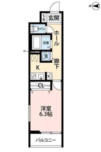 リーブルファイン獨協大学前　2号棟