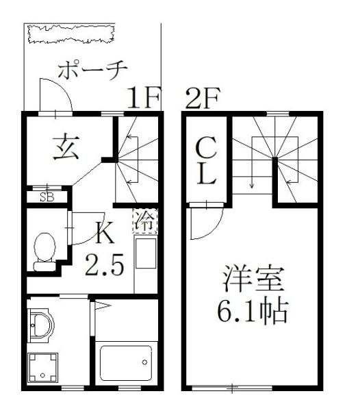 草加市草加３丁目のアパート