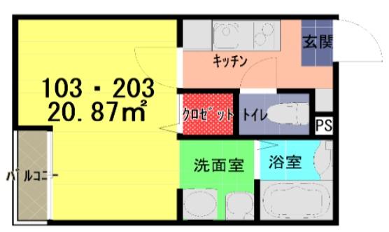 草加市旭町６丁目のアパート