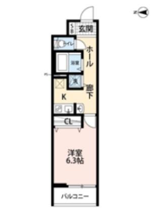 リーブルファイン獨協大学前　2号棟