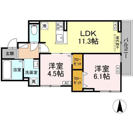足立区島根１丁目のアパート