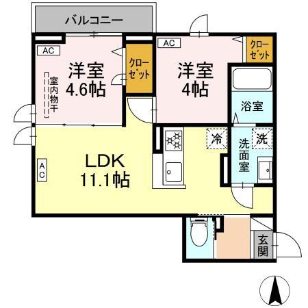 足立区島根１丁目のアパート