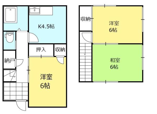 岡田貸家　西棟