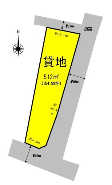 小牧市市之久田２丁目の貸地