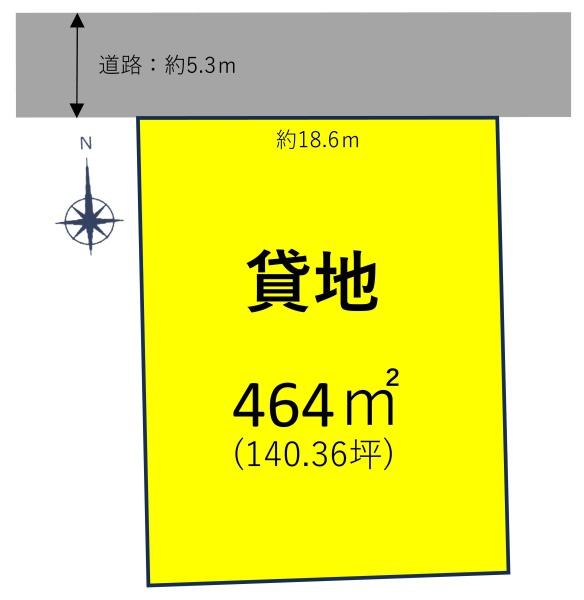 小牧市大字舟津の貸地