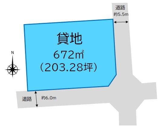 西春日井郡豊山町大字豊場諏訪　貸地