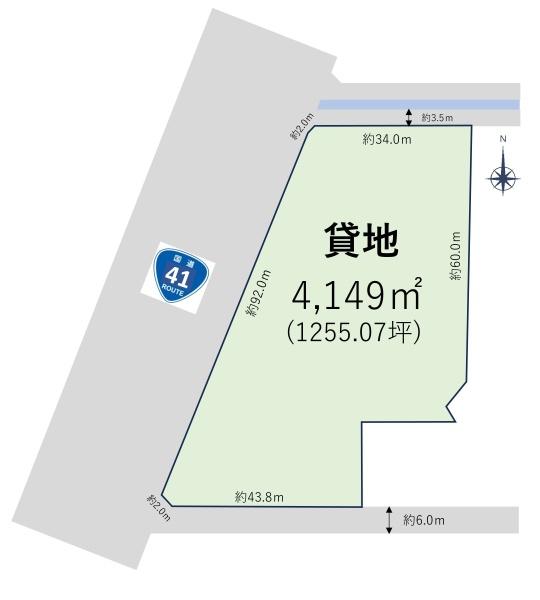 丹羽郡大口町新宮２丁目の貸地